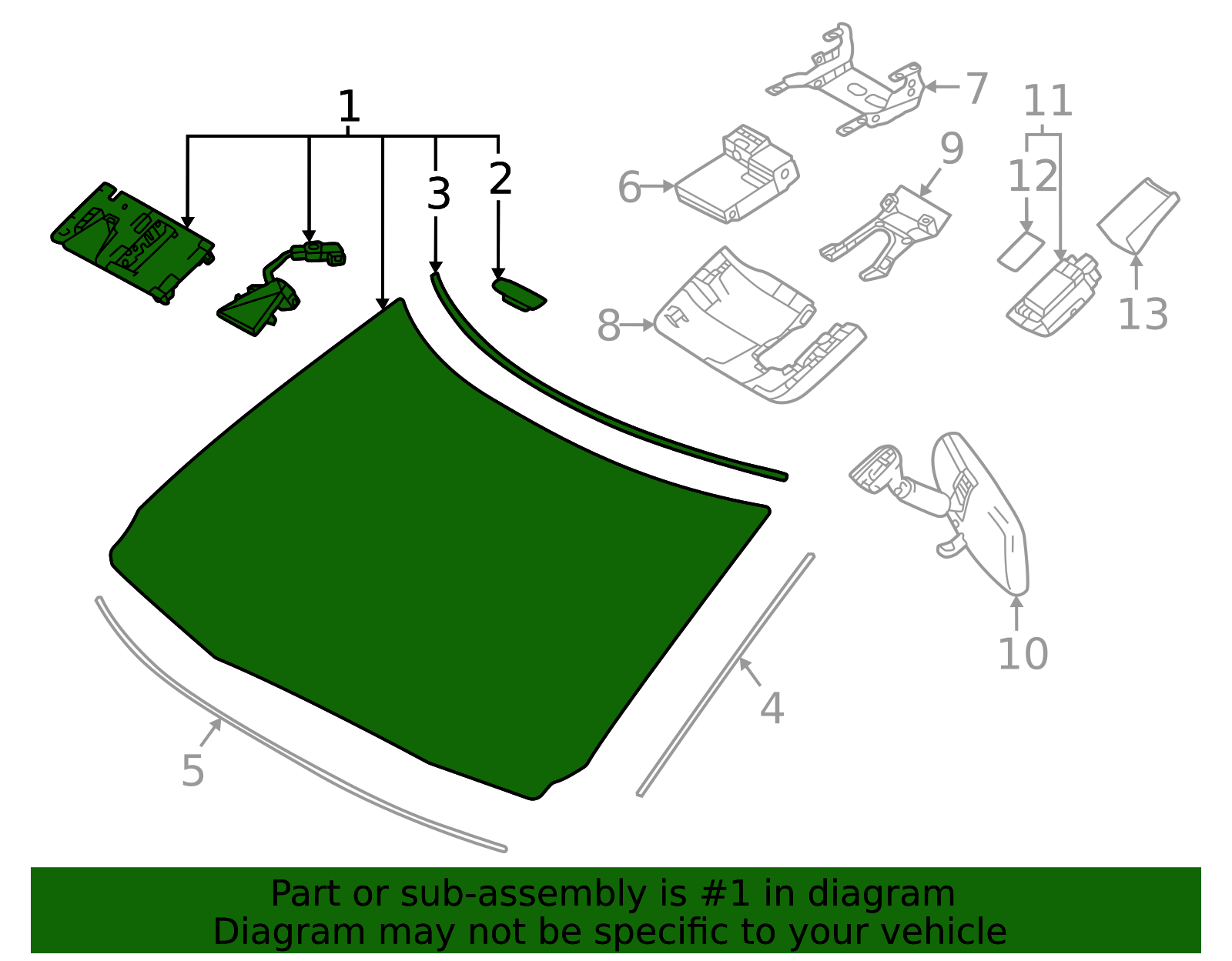 2026 Toyota Tundra Windshield 56101-AN030 | American Toyota Parts