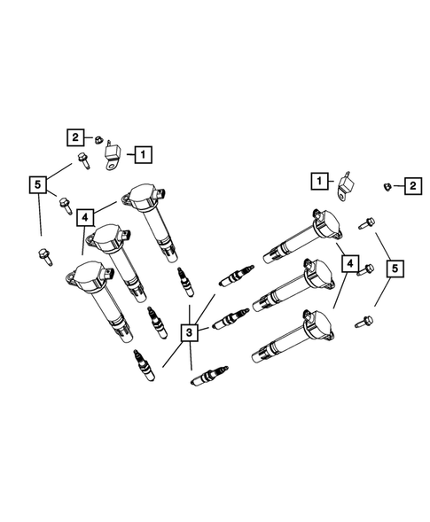 Ignition - Spark Plugs, Cables, Coils, and Glow Plugs for 2009 Chrysler Sebring #0