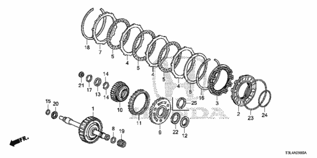 AT Forward Clutch (CVT) for 2016 Honda Accord #0