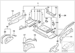 41347075491 - Bodywork: Trunk Floor for Mini Image