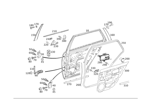 Rear Doors for 2003 Mercedes-Benz E55 AMG #0