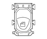 20982035109116 - Body: Window Switch for Mercedes-Benz Image