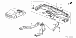 77411S5AA01 - Interior/Bumper: FABRIC, NON WOVEN for Honda Image