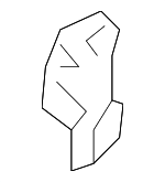 F8UZ39601B37AA - Body: Hinge Pillar Brace for Ford Image