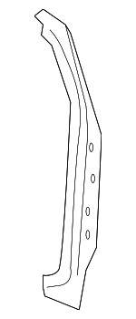 5C2Z15429A21AA - Body: Hinge Pillar for Ford Image