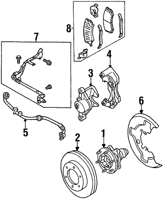 8972872390 - : Disc Brake Caliper for Honda Image