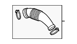 59129615L - : Intake Hose for Audi: A6 Quattro, A7 Quattro Image