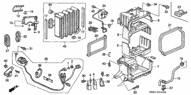 A/C Unit (2) for 1993 Honda Civic #0