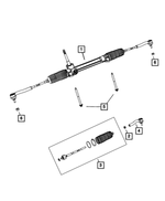 6106314AA - Steering: Nut for Mopar Image