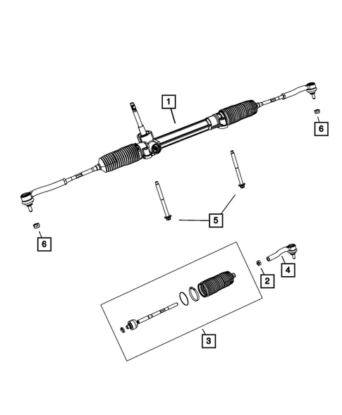 Steering Gear for 2015 Fiat 500 #0