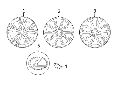 Wheels for 2018 Lexus LC500 #0