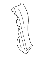 20968001365D89 - Body: Lower Trim for Mercedes-Benz Image