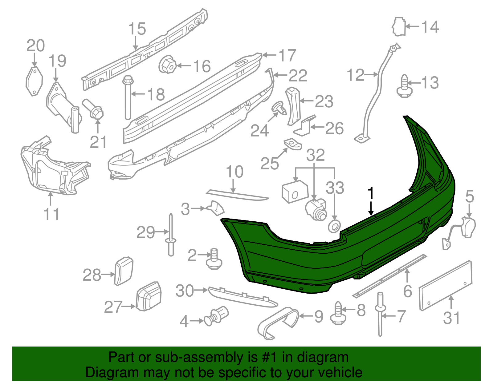 2005-2008 Porsche 911 Bumper Cover 997-505-411-63-G2X