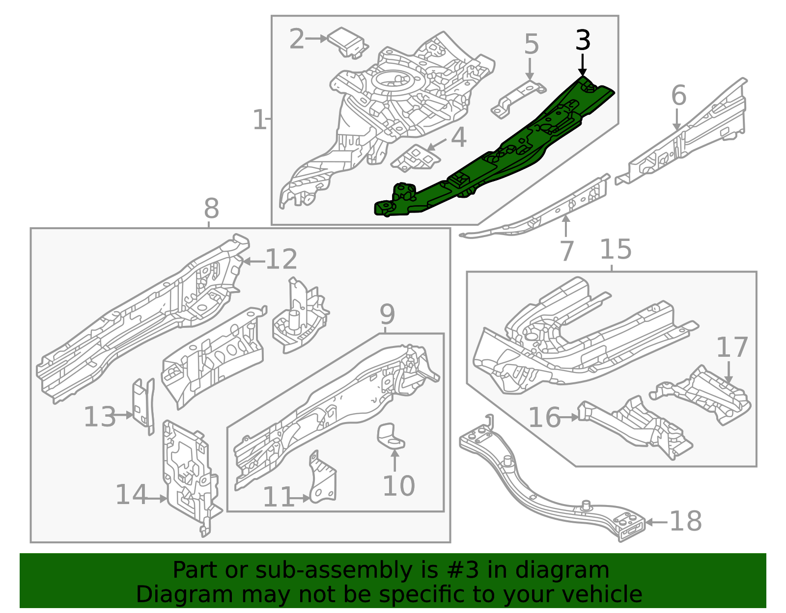 VA40-54-260A - Apron Reinforced - 2023-2025 Mazda CX-50 | Mazda Swag