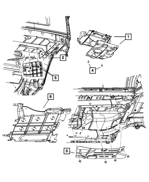 Floor Pans for 2010 Dodge Nitro #2
