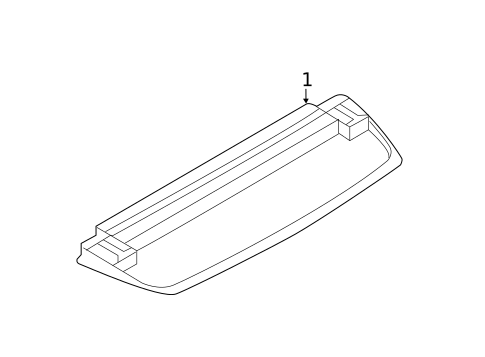 High Mounted Stop Lamp for 2025 Audi A8 Quattro #0