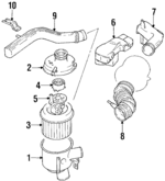 MD620335 - : Cover for Mitsubishi: Galant Image