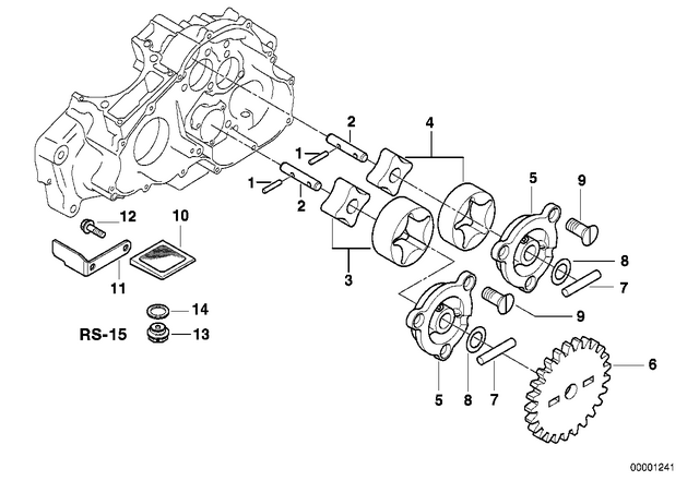 11112343436 - : Repair Kit, Oil Drain Plug for BMW-Motorrad Image