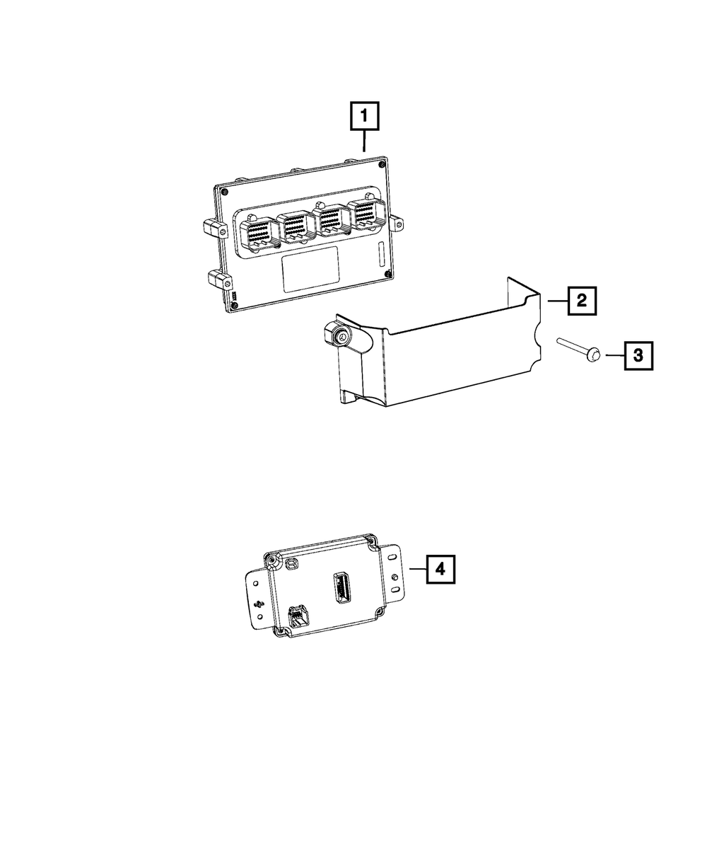 Module Cover - Mopar (5181368AB)