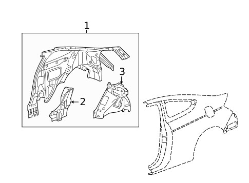 Inner Structure for 2008 Honda Accord #1