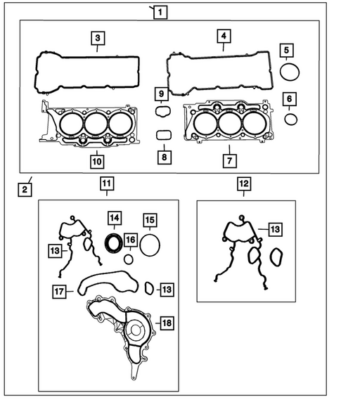 Engine Identification, Service Engines & Engine Service Kits for 2025 Ram ProMaster 1500 #0