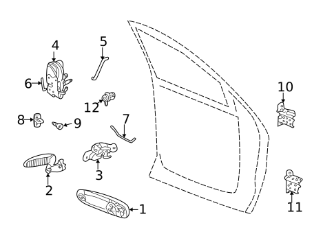 Front Door for 2007 Dodge Ram 2500 #1