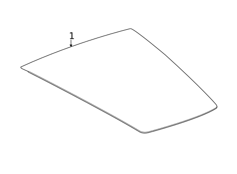 Glass - Lift Gate for 2014 Chevrolet Corvette #0