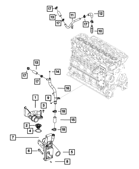 Water Pump and Related Parts for 2008 Dodge Ram 2500 #0