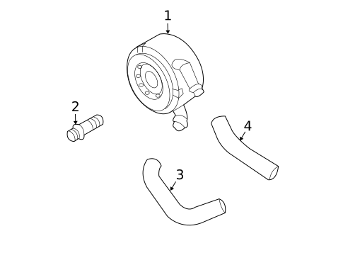 Oil Cooler for 2009 INFINITI M35 #0