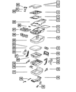 68206297AA - Interior Trim: Storage Bin Mat for Mopar Image