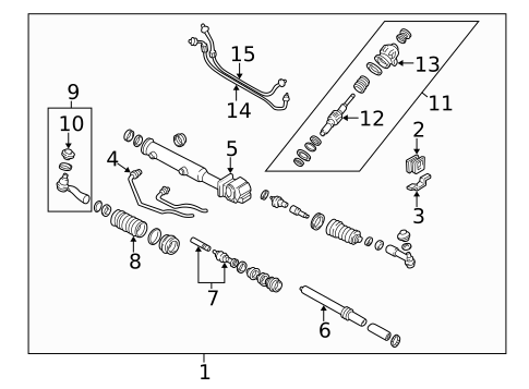 Ｓｕｂｉｅ様用 Pair Front Inner Tie Rod Ends For 1993 1994 1995 1996-1997 Subaru