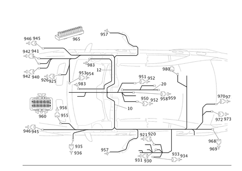Cable Harness for Comtrol Display System Oms for 2011 Mercedes-Benz S 550 #0