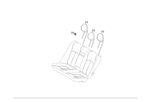 Head Restraint for 2004 Mercedes-Benz E320 #0