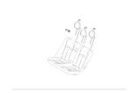 2119702280 - Rear Seat Bench: Head Restraint for Mercedes-Benz Image