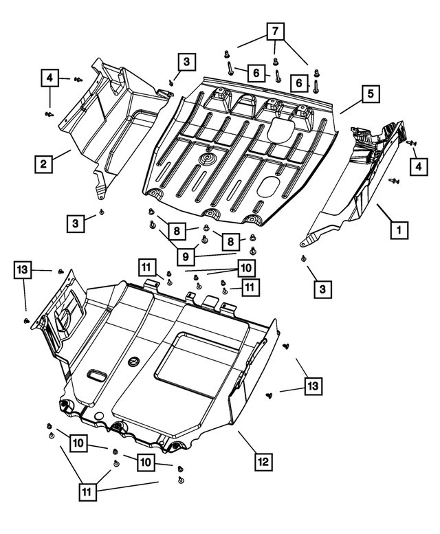 6505704AA - Body Sheet Metal Except Doors: Rivet for Mopar Image image