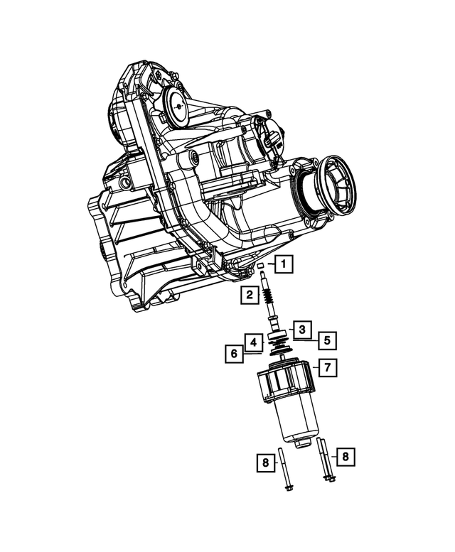 68026948AA - Quadra Trac Active On Demand 4 DHB: Shift Shaft Bearing for Mopar Image