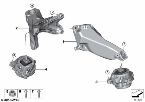 Engine Suspension for 2016 BMW 440iX #0