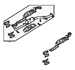 44620AD05A - : Converter &amp; Pipe for Subaru: Legacy, Outback Image