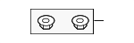 902350001 - Exhaust: Exhaust Flange Nut for Subaru Image