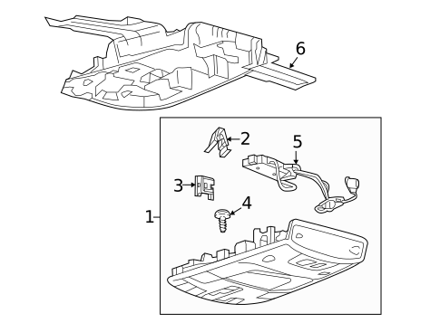 Overhead Console for 2020 Ford F-150 #0