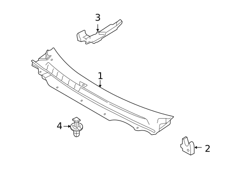 Cowl for 2007 Jaguar X-Type #0
