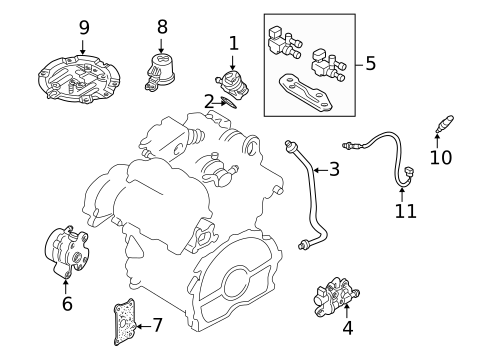 Powertrain Control for 1997 Mazda Millenia #0
