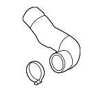 5C0145834 - Cooling System: Outlet Hose for Volkswagen Image