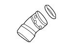 1K0145828AC - Cooling System: Connector Hose for Volkswagen Image