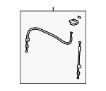 81729SZAA01ZB - Body: Recline Lever for Honda: Pilot Image