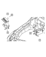 R5094355AF - Electrical: Powertrain Control Module, Remanufactured for Mopar Image