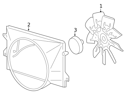 Cooling Fan for 2006 Lincoln Mark LT #0