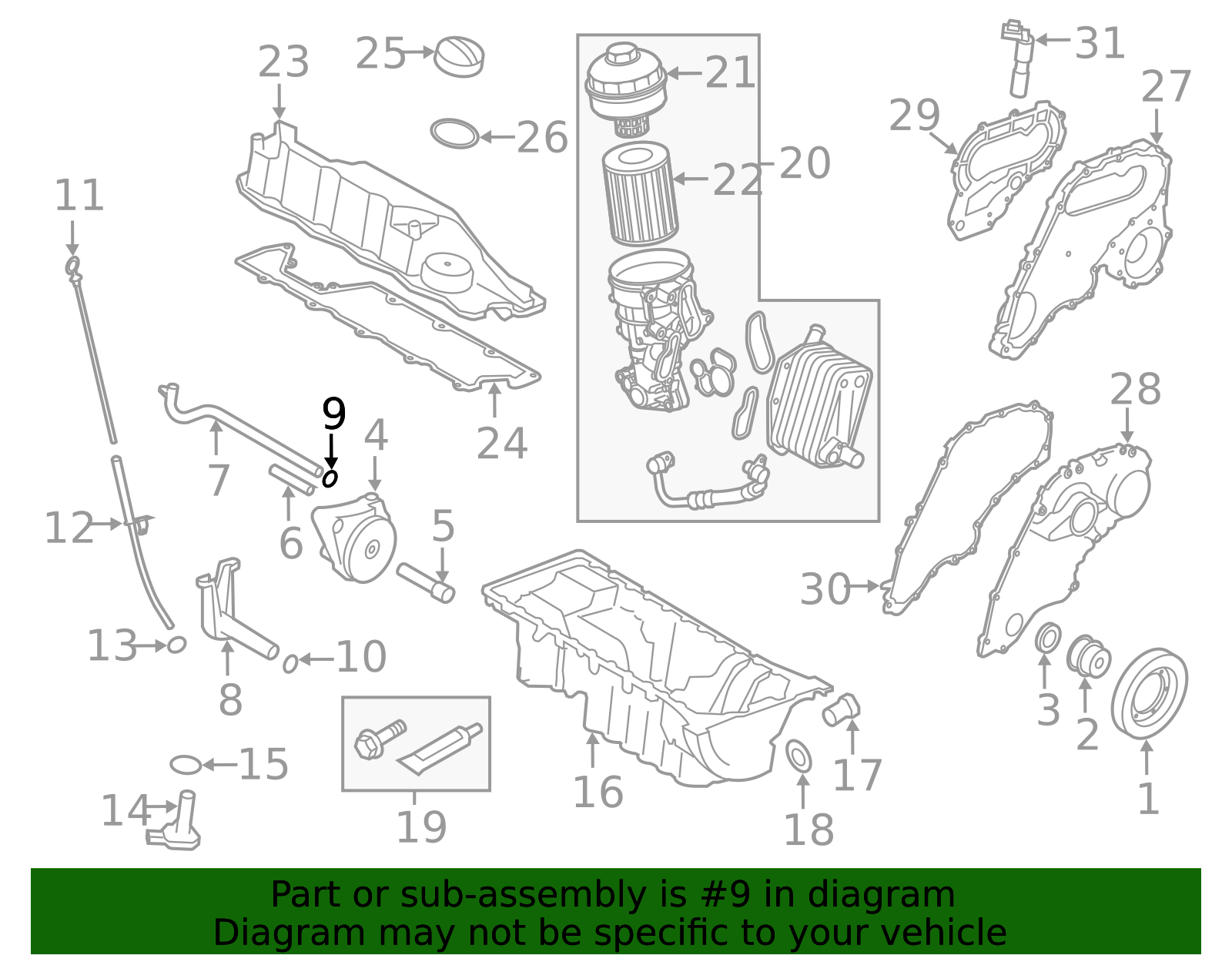1998-2016 Volvo Engine Oil Pump Pickup Tube Gasket 30637867 ...