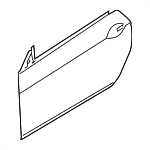 41517228569 - Body: Door Shell for BMW: 640i, 640i xDrive, 650i, 650i xDrive, M6 Image