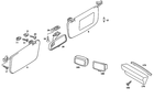 1078103510 - Panelling: Sun Visor for Mercedes-Benz Image